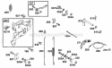 Controls Diagram and Parts List for 222413-0706-01  Briggs and Stratton Engine